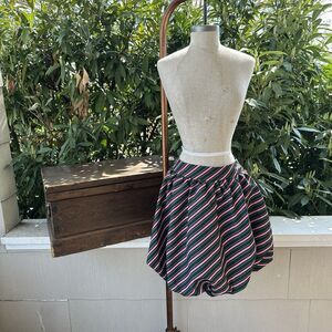 Wicked Paul Tazewell Striped Bubble Skirt Pink Green Dramatic Y2K Whimsygoth M